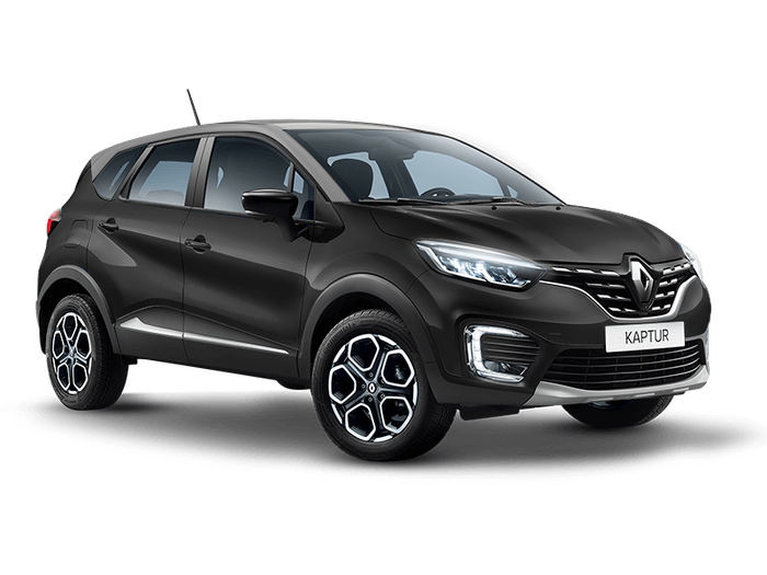 Renault Kaptur  Черный с серебристой крышей